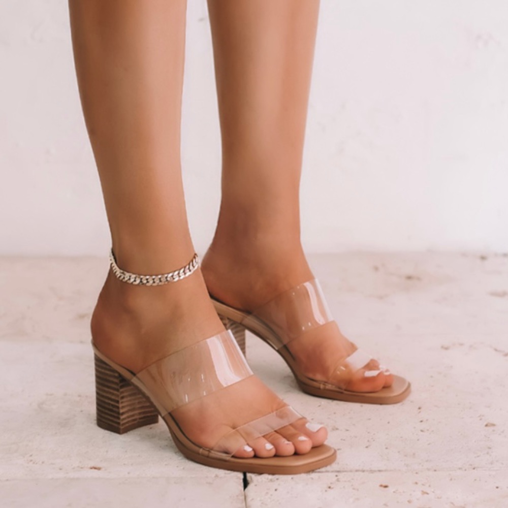Billini Yolo - Clear Strap Mules